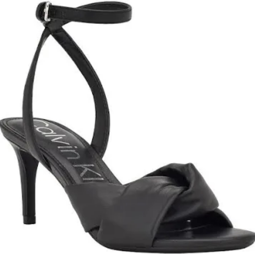 Calvin Klein Lonna Knotted Open Sandals - Size 7